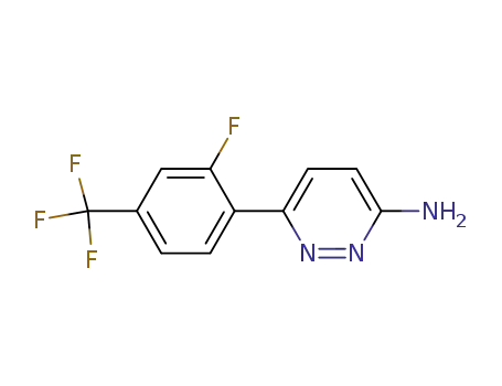 6-(2-fluoro-4-(trifluoromethyl)phenyl)pyridazin-3-amine