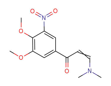 Molecular Structure of 923288-63-5 (2-Propen-1-one, 1-(3,4-dimethoxy-5-nitrophenyl)-3-(dimethylamino)-)