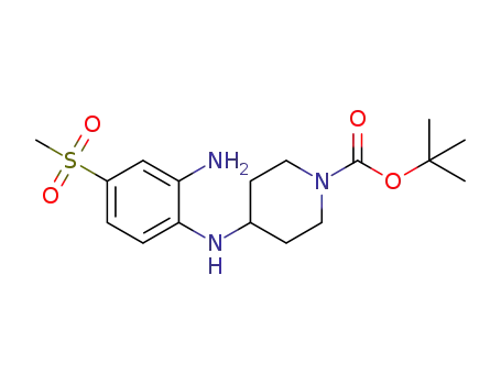 tert-butyl 4-{[2-amino-4-(methylsulfonyl)phenyl]amino}piperidine-1-carboxylate
