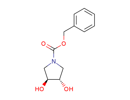1-Pyrrolidinecarboxylicacid, 3,4-dihydroxy-, phenylmethyl ester, (3S,4S)-