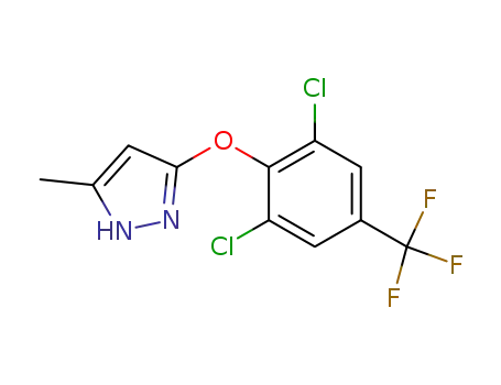 3-(2,6-dichloro-4-trifluoromethylphenyloxy)-5-methylpyrazole