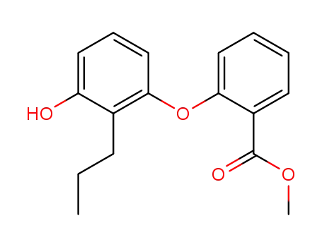 Benzoic acid, 2-(3-hydroxy-2-propylphenoxy)-, methyl ester