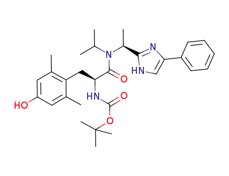 (2-(4-hydroxy-2,6-dimethyl-phenyl)-1-{isopropyl-[1-(4-phenyl-1H-imidazol-2-yl)-ethyl]-carbamoyl}-ethyl)-carbamic acid tert-butyl ester