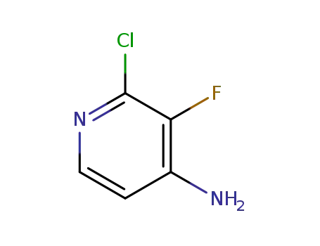Molecular Structure of 1227577-03-8 (2-chloro-3-fluoropyridin-4-aMine)