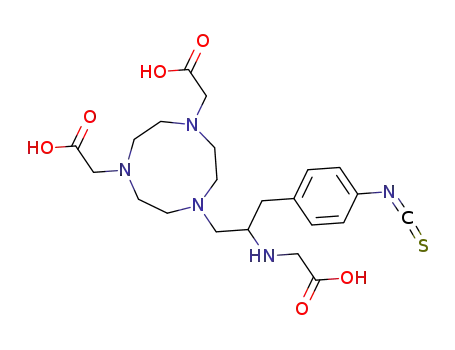 {4-carboxymethyl-7-[2-(carboxymethyl-amino)-3-(4-isothiocyanato-phenyl)-propyl]-[1,4,7]-triazonan-1-yl}-acetic acid