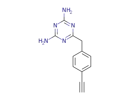 6-(4-ethynylbenzyl)-1,3,5-triazine-2,4-diamine