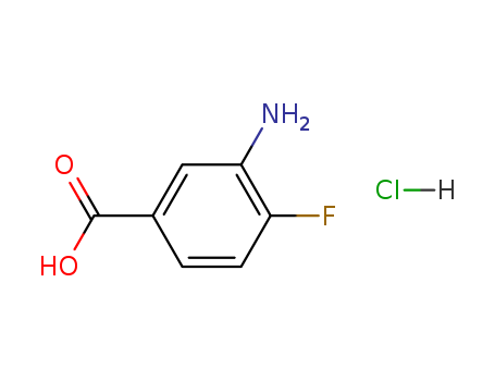 3-Amino-4-fluorobenzoic acid hydrochloride (1:1)