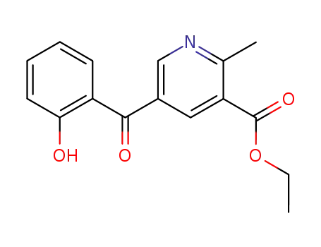 2-methyl-5-(2-hydroxybenzoyl)nicotinic acid ethyl ester
