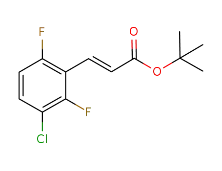 (E)-tert-butyl 3-(3-chloro-2,6-difluorophenyl)acrylate