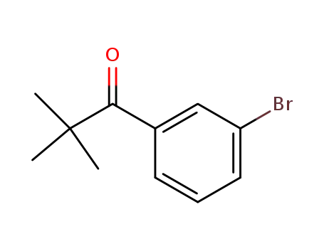 Molecular Structure of 2416-02-6 (3'-bromo-2,2-dimethylpropiophenone)