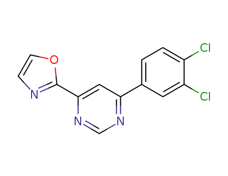 4-(3,4-dichloro-phenyl)-6-oxazol-2-yl-pyrimidine