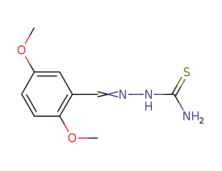 Molecular Structure of 329069-71-8 (2,5-dimethoxybenzaldehyde thiosemicarbazone)