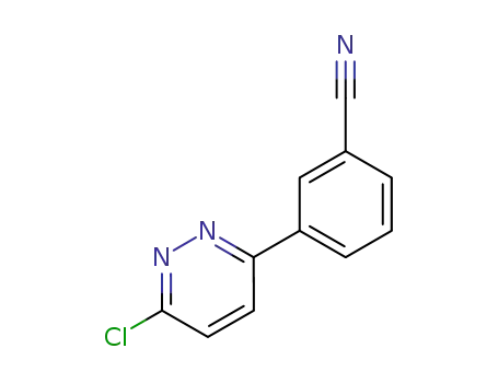 Molecular Structure of 99708-49-3 (3-(6-chloropyridazin-3-yl)benzonitrile)
