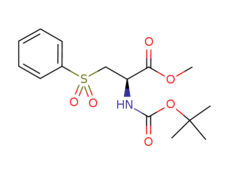 (R)-S-benzenesulfonyl-2-tert-butoxycarbonylamino-propionic acid methyl ester