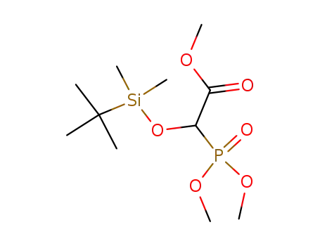 Acetic acid,
(dimethoxyphosphinyl)[[(1,1-dimethylethyl)dimethylsilyl]oxy]-, methyl
ester