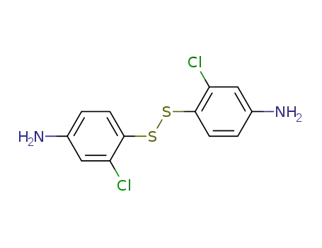 Molecular Structure of 729-41-9 (4,4-DIAMINO-2,2'-DICHLORODIPHENYL DISULFIDE)