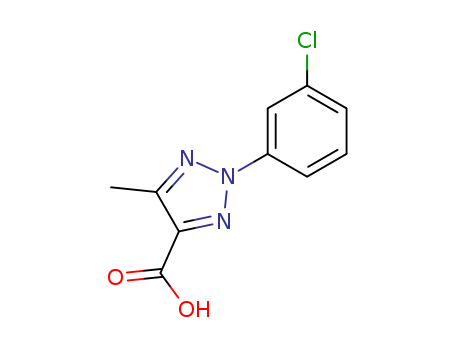 2-(3-chlorophenyl)-5-methyl-2H-1,2,3-triazole-4-carboxylic acid
