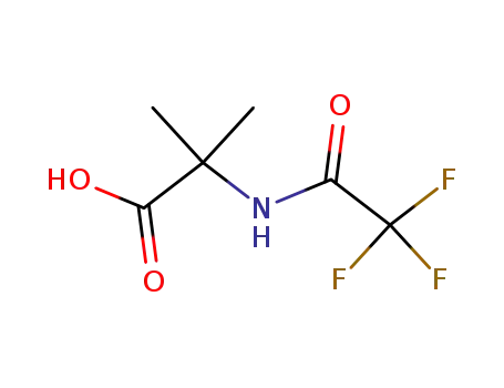 Molecular Structure of 2707-93-9 (2-methyl-N-(trifluoroacetyl)alanine)