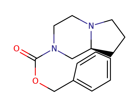 Molecular Structure of 862671-86-1 (benzyl (S)-hexahydropyrrolo[1,2-a]pyrazine-2(1H)-carboxylate)