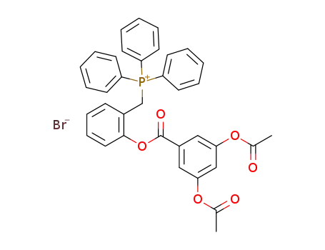 (2-(3,5-diacetoxybenzoyloxy)benzyl)triphenylphosphonium bromide
