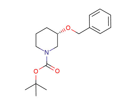 tert-butyl (+)-(3S)-3-(benzyloxy)piperidine carbamate