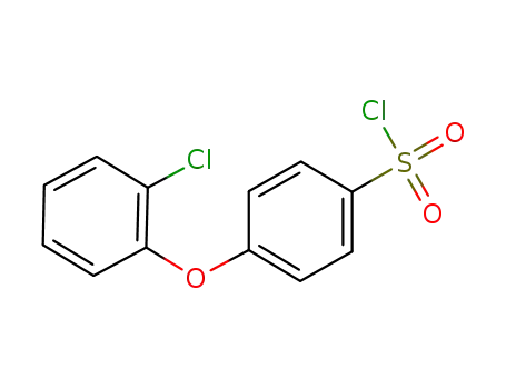 Molecular Structure of 610277-84-4 (4-(2-CHLOROPHENOXY)BENZENESULFONYL CHLORIDE)