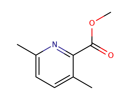 Molecular Structure of 215436-32-1 (2-Pyridinecarboxylicacid,3,6-dimethyl-,methylester(9CI))