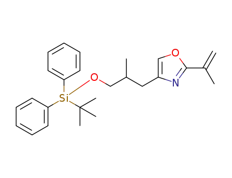 4-(3-(tert-butyldiphenylsilyloxy)-2-methylpropyl)-2-(prop-1-en-2-yl)oxazole