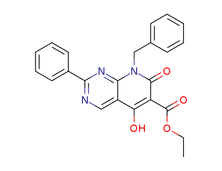 ethyl 8-benzyl-5-hydroxy-7-oxo-2-phenyl-7,8-dihydropyrido[2,3-d]pyrimidine-6-carboxylate