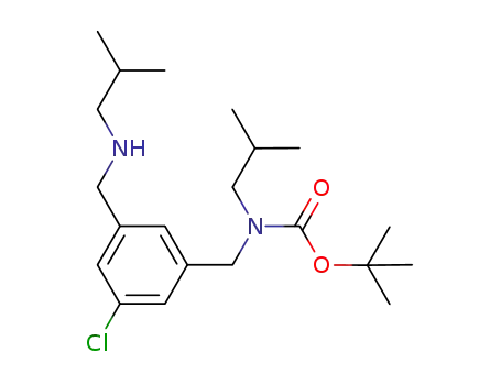 tert-butyl 3-chloro-5-((isobutylamino)methyl)benzyl(isobutyl)carbamate