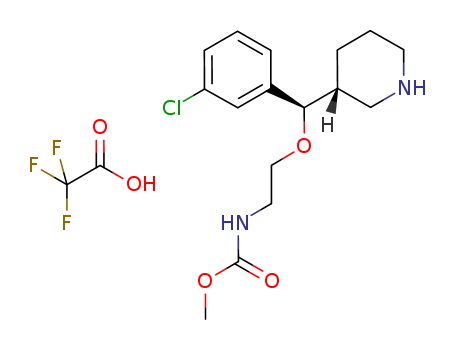 Methyl 2-((R)-(3-chlorophenyl)((R)-piperidin-3-yl)Methoxy)ethylcarbaMate (2,2,2-trifluoroacetate)