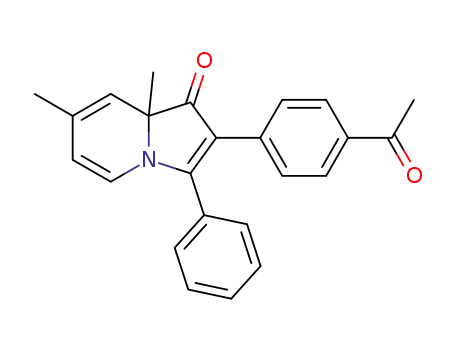 2-(4-acetylphenyl)-7,8a-dimethyl-3-phenylindolizin-1(8aH)-one