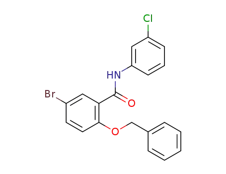 2-(benzyloxy)-5-bromo-N-(3-chlorophenyl)benzamide