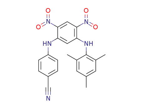 1-N-(4'-cyanophenyl)-2,4-dinitro-5-N-(2',4',6'-trimethylphenyl)-benzene-1,5-diamine