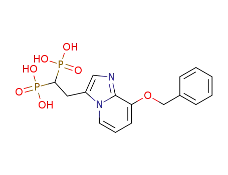 2-(8-(benzyloxy)imidazo[1,2-a]pyridin-3-yl)-1-ethane-1,1-bisphosphonic acid