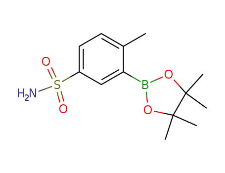 4-methyl-3-(4,4,5,5-tetramethyl-1,3,2-dioxaborolan-2-yl)benzenesulfonamide