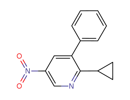 2-cyclopropyl-5-nitro-3-phenylpyridine