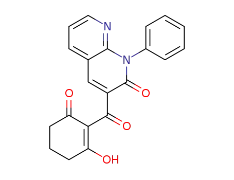 3-(2-hydroxy-6-oxo-1-cyclohexenecarbonyl)-1-phenyl-1,8-naphthyridin-2(1H)-one