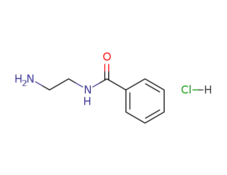 Molecular Structure of 1502-45-0 (N-(2-AMinoethyl)benzaMide HCl)