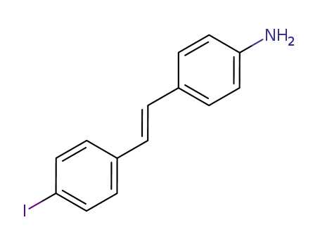 4-[2-(4-iodo-phenyl)-vinyl]-phenylamine