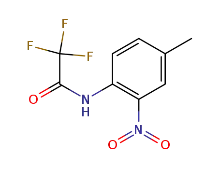 Molecular Structure of 128691-92-9 (Acetamide, 2,2,2-trifluoro-N-(4-methyl-2-nitrophenyl)-)
