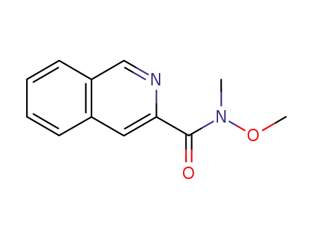 N-methyl-N-methoxyisoquinoline-3-carboxyamide