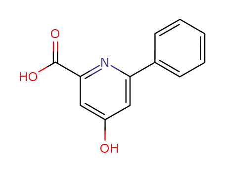 Molecular Structure of 78296-37-4 (4-HYDROXY-6-PHENYLPYRIDINE-2-CARBOXYLIC ACID)