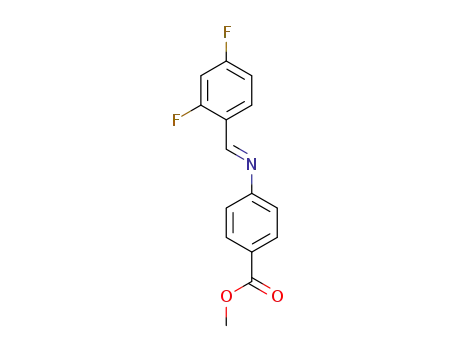 4-{[1-(2,4-difluoro-phenyl)-meth-(E)-ylidene]-amino}-benzoic acid methyl ester