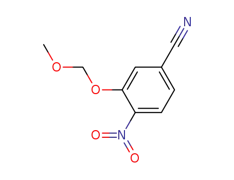 Molecular Structure of 203201-38-1 (5-cyano-1-methoxymethyloxy-2-nitrobenzene)