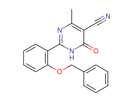 4-methyl-6-oxo-2-{2-[(phenylmethyl)oxy]phenyl}-1,6-dihydro-5-pyrimidinecarbonitrile