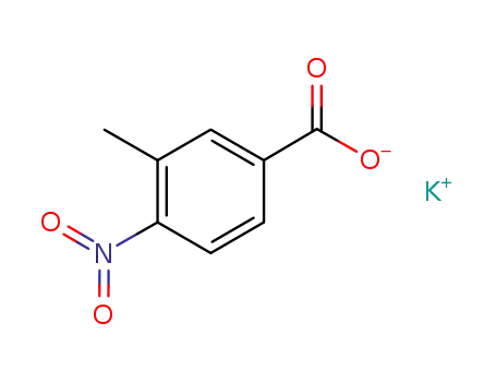 Molecular Structure of 1086406-21-4 (potassium 3-methyl-4-nitrobenzoate)