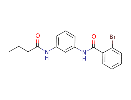 2-BroMo-N-[3-[(1-oxobutyl)aMino]phenyl]benzaMide Cas no.423735-93-7 98%