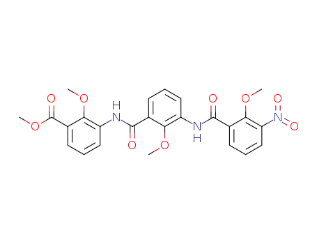 methyl 2-methoxy-3-(2-methoxy-3-(2-methoxy-3-nitrobenzamido)benzamido)benzoate