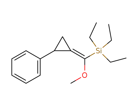 (E)-(methoxy-2-phenylcyclopropylidenemethyl)triethylsilane